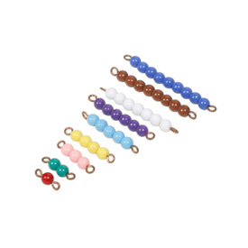 Colored Bead Stairs 1-9 and tens C154-11