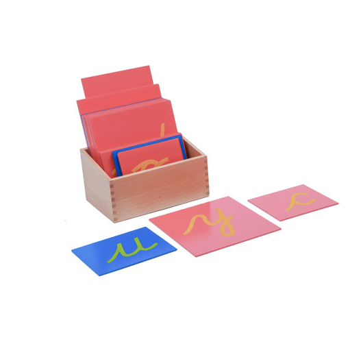 Lower Case Sandpaper Letters- English Cursive L011