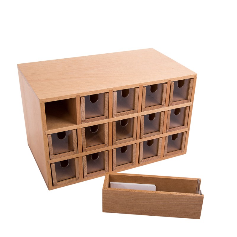 Wooden Container for Lables (Large) L221