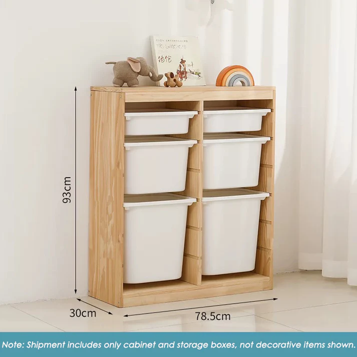 Storage Combination with Boxes &ndash;78.5&times;30&times;93cm