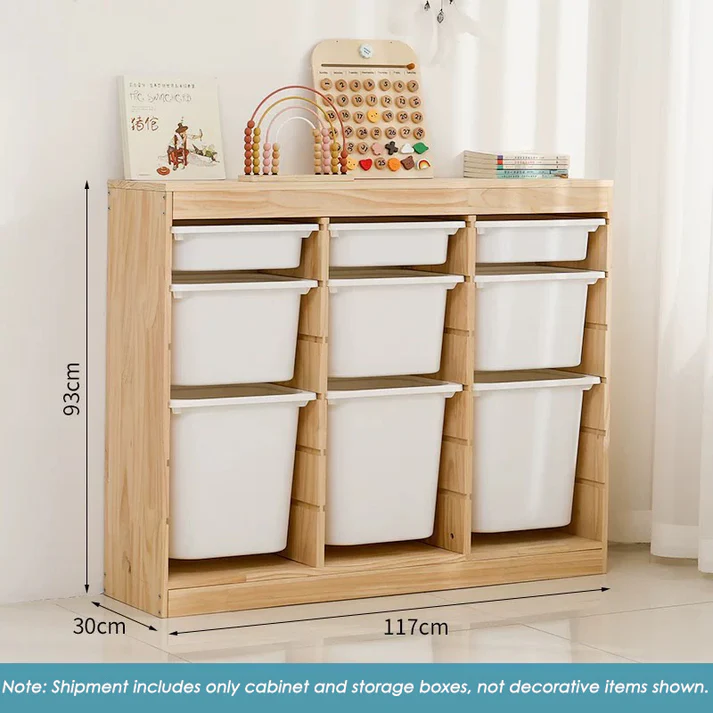 Storage Combination with Boxes &ndash;117&times;30&times;93cm